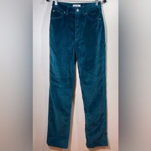 NWOT Re/Done Jeans Women’s Size 26‎ Velvet Straight Leg Jeans in Spruce